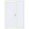 Prețuri Uși de intrare 1400x2050 mm DOOR ALU STANDARD 72 RAL 9016 Traffic white two-sided