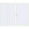 Prețuri Uși de intrare 2600x2100 mm DOOR ALU STANDARD 72 RAL 9016 Traffic white two-sided
