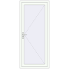 Prețuri Uși de intrare 900x2100 mm REHAU EURO 60 RAL 9016 Traffic white two-sided