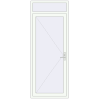 Prețuri Uși de intrare 970x2500 mm REHAU EURO 60 RAL 9016 Traffic white two-sided