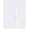 Prețuri Uși de intrare 2000x2600 mm DOOR ALU STANDARD 72 RAL 9016 Traffic white two-sided