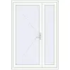 Prețuri Uși de intrare 1400x2050 mm DOOR ALU STANDARD 72 RAL 9016 Traffic white two-sided