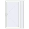 Prețuri Uși de intrare 1400x2050 mm REHAU EURO 60 RAL 9016 Traffic white two-sided