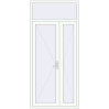 Prețuri Uși de interior 1230x2710 mm REHAU BASE 60 (Z74) RAL 9016 Traffic white two-sided