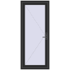 Prețuri Uși de interior 870x2080 mm REHAU BASE 60 TERRACE (Т94) BLACK_STRUCTURAL two-sided