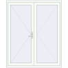 Prețuri Uși de interior 1650x2050 mm REHAU BASE 60 TERRACE (Т94) RAL 9016 Traffic white two-sided