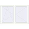 Prețuri Ferestre 1750x1200 mm OPTIMUM REHAU EURO 70 RAL 9016 Traffic white two-sided
