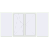Prețuri Ferestre 3000x1550 mm BASE REHAU EURO 60 RAL 9016 Traffic white two-sided