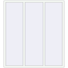 Prețuri Ferestre 1800x2000 mm REHAU BRILLANT DESIGN RAL 9016 Traffic white two-sided