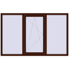 Prețuri Ferestre 1900x1200 mm REHAU ARTEVO BLACK_CHERRY two-sided
