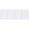 Prețuri Ferestre 3500x1200 mm BASE REHAU EURO 60 RAL 9016 Traffic white two-sided