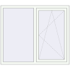 Prețuri Ferestre 1400x1200 mm OPTIMUM REHAU EURO 70 RAL 9016 Traffic white two-sided