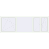 Prețuri Ferestre 3500x1200 mm ENERGY-SAVING REHAU SYNEGO MD RAL 9016 Traffic white two-sided