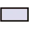 Prețuri Ferestre 1000x500 mm BASE REHAU EURO 60 BLACK_BROWN two-sided