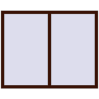 Prețuri Ferestre 1500x1200 mm BASE REHAU EURO 60 BLACK_CHERRY two-sided