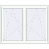 Prețuri Ferestre 1800x1400 mm OPTIMUM REHAU EURO 70 RAL 9016 Traffic white two-sided