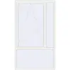 Prețuri Ferestre 1415x2425 mm ALU STANDARD 72 RAL 9016 Traffic white two-sided