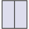Prețuri Ferestre 1800x2000 mm REHAU ARTEVO BASALT_GREY two-sided