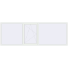 Prețuri Ferestre 3500x1200 mm BASE REHAU EURO 60 RAL 9016 Traffic white two-sided