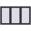 Prețuri Ferestre 2000x1200 mm REHAU ARTEVO ANTHRACITE_GREY_GLATT two-sided