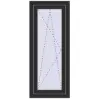 Prețuri Ferestre 500x1200 mm BASE REHAU EURO 60 BLACK_STRUCTURAL two-sided