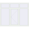 Prețuri Ferestre 1900x1550 mm OPTIMUM REHAU EURO 70 RAL 9016 Traffic white two-sided