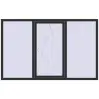 Prețuri Ferestre 2200x1380 mm REHAU ARTEVO ANTHRACITE_GREY_GLATT two-sided