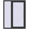 Prețuri Ferestre 1100x1400 mm OPTIMUM REHAU EURO 70 ANTHRACITE_GREY_GLATT two-sided