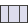 Prețuri Ferestre 2000x1300 mm ENERGY-SAVING REHAU SYNEGO MD BASALT_GREY two-sided