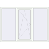 Prețuri Ferestre 1800x1300 mm BASE REHAU EURO 60 RAL 9016 Traffic white two-sided