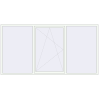 Prețuri Ferestre 3000x1550 mm BASE REHAU EURO 60 RAL 9016 Traffic white two-sided