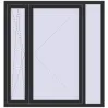 Prețuri Ferestre 1470x1550 mm OPTIMUM REHAU EURO 70 BLACK_STRUCTURAL two-sided