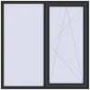 Prețuri Ferestre 1500x1500 mm BASE REHAU EURO 60 ANTHRACITE_GREY_GLATT external