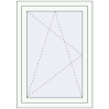 Prețuri Ferestre 800x1100 mm BASE REHAU EURO 60 RAL 9016 Traffic white two-sided