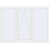 Prețuri Ferestre 2080x1570 mm OPTIMUM REHAU EURO 70 RAL 9016 Traffic white two-sided