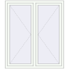 Prețuri Ferestre 1300x1500 mm ENERGY-SAVING REHAU SYNEGO MD RAL 9016 Traffic white two-sided