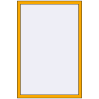 Prețuri Ferestre 1000x1500 mm ALU STANDARD 72 RAL 1003 Signal yellow two-sided