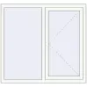 Prețuri Ferestre 1300x1200 mm BASE REHAU EURO 60 RAL 9016 Traffic white two-sided