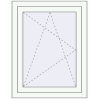 Prețuri Ferestre 670x920 mm BASE REHAU EURO 60 RAL 9016 Traffic white two-sided