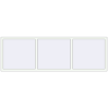 Prețuri Ferestre 2500x800 mm BASE REHAU EURO 60 RAL 9016 Traffic white two-sided