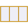 Prețuri Ferestre 2100x1200 mm ALU STANDARD 72 RAL 1004 Golden yellow two-sided