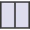 Prețuri Ferestre 1300x1200 mm OPTIMUM REHAU EURO 70 BASALT_GREY two-sided