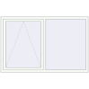Prețuri Ferestre 1800x1150 mm BASE REHAU EURO 60 RAL 9016 Traffic white two-sided
