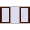 Prețuri Ferestre 2100x1200 mm REHAU ARTEVO BLACK_CHERRY two-sided