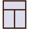Prețuri Ferestre 1000x1200 mm REHAU ARTEVO BLACK_CHERRY two-sided