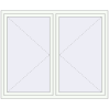 Prețuri Ferestre 1700x1400 mm BASE REHAU EURO 60 RAL 9016 Traffic white two-sided