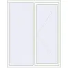 Prețuri Ferestre 1450x1800 mm BASE REHAU EURO 60 RAL 9016 Traffic white two-sided