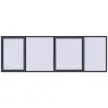 Prețuri Ferestre 4100x1400 mm ENERGY-SAVING REHAU SYNEGO MD ANTHRACITE_GREY_STRUKTURAL two-sided