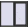 Prețuri Ferestre 1300x1200 mm REHAU ARTEVO BASALT_GREY two-sided
