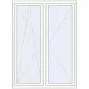 Prețuri Ferestre 1290x1730 mm BASE REHAU EURO 60 RAL 9016 Traffic white two-sided